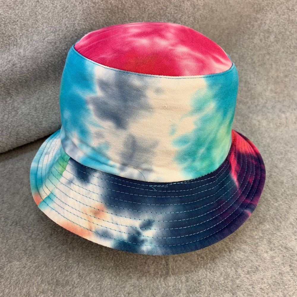 Tie Dye Unisex Multicolor Unbranded Bucket Hat Psychedelic Festival One Size